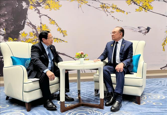 Thủ tướng Phạm Minh Chính gặp lãnh đạo các nước, tổ chức quốc tế nhân dịp Hội nghị Thượng đỉnh SCO- Ảnh 1.