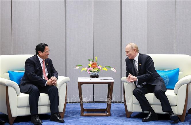 Thủ tướng Phạm Minh Chính hội kiến Tổng thống Nga Vladimir Putin- Ảnh 5.