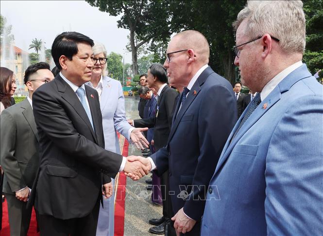 Chủ tịch nước Lương Cường chủ trì lễ đón cấp Nhà nước Toàn quyền Australia- Ảnh 10.