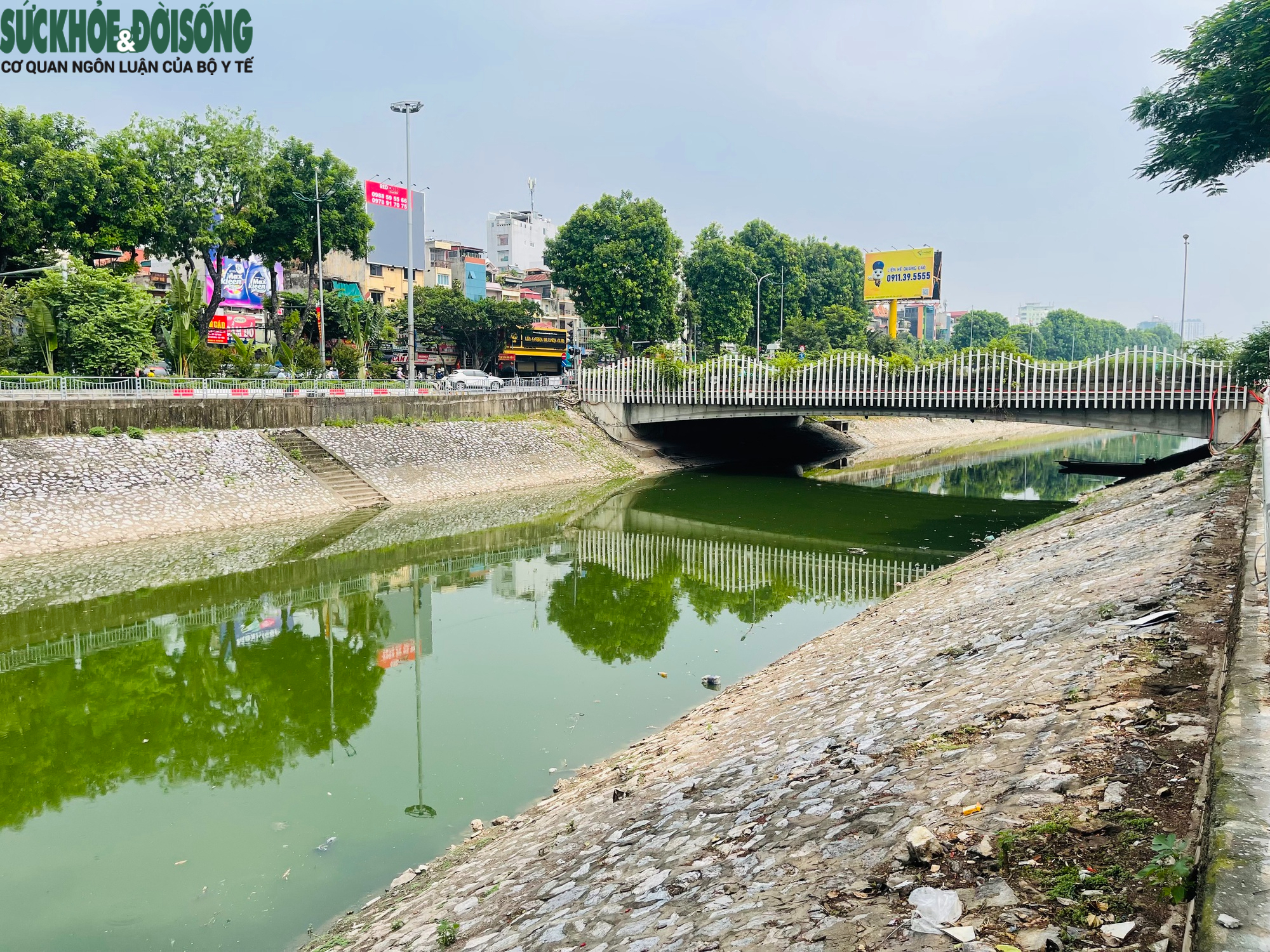 Cận cảnh sông Tô Lịch trong xanh hơn nhờ dòng nước từ Hồ Tây- Ảnh 9.