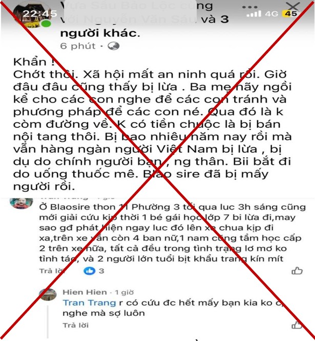 Công an tỉnh Lâm Đồng bác tin đồn thất thiệt về vụ 'giải cứu' học sinh lớp 7- Ảnh 1.