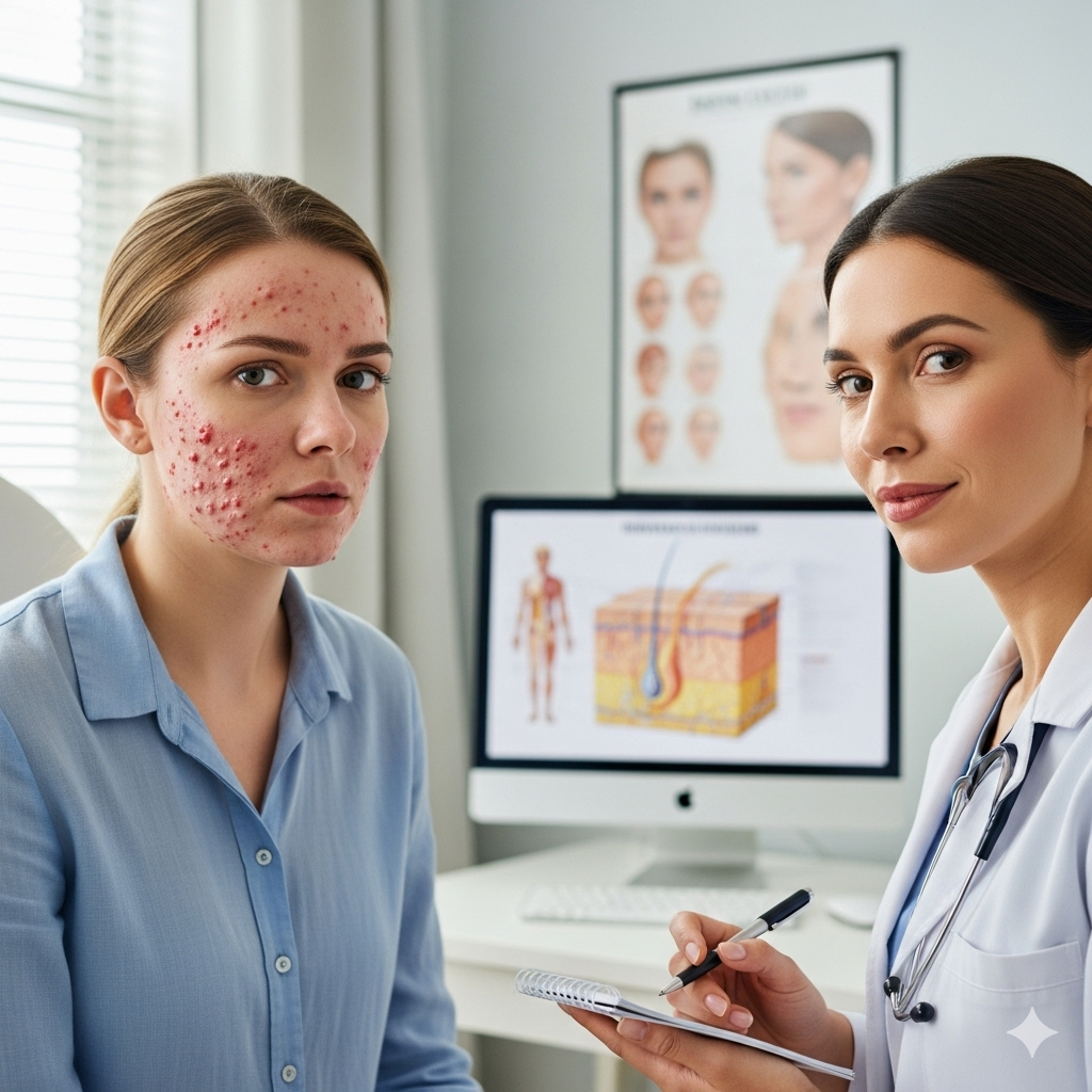 Cách chăm sóc và dùng thuốc điều trị mụn viêm mủ- Ảnh 1.