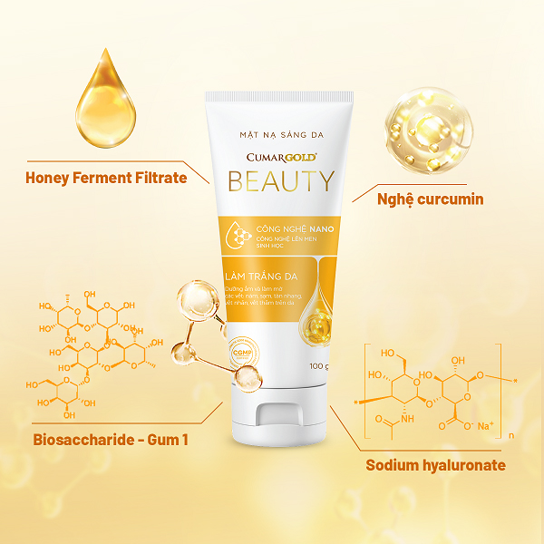 Mặt nạ CumarGold Beauty - công thức chăm da tự nhiên ứng dụng công nghệ mới- Ảnh 1.