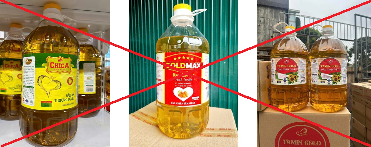 Công an cảnh báo hàng loạt dầu ăn giả, kém chất lượng- Ảnh 1.