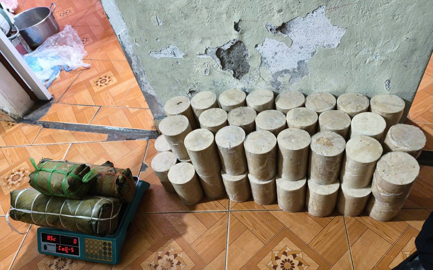 Phát hiện gần 170kg giò, chả chứa hàn the tại chợ Tam Cờ, Tuyên Quang - Ảnh 5.