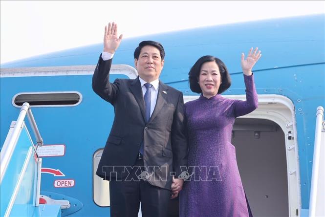 Chủ tịch nước Lương Cường lên đường dự Khóa họp 80 Đại hội đồng Liên hợp quốc- Ảnh 1. Chủ tịch nước Lương Cường lên đường dự Khóa họp 80 Đại hội đồng Liên hợp quốc- Ảnh 1.