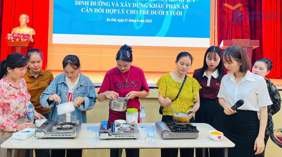 Quảng Ninh: Bữa ăn bán trú - mô hình can thiệp dinh dưỡng gắn với khẩu vị địa phương, giúp giảm suy dinh dưỡng học đường ở trẻ em vùng cao- Ảnh 5.