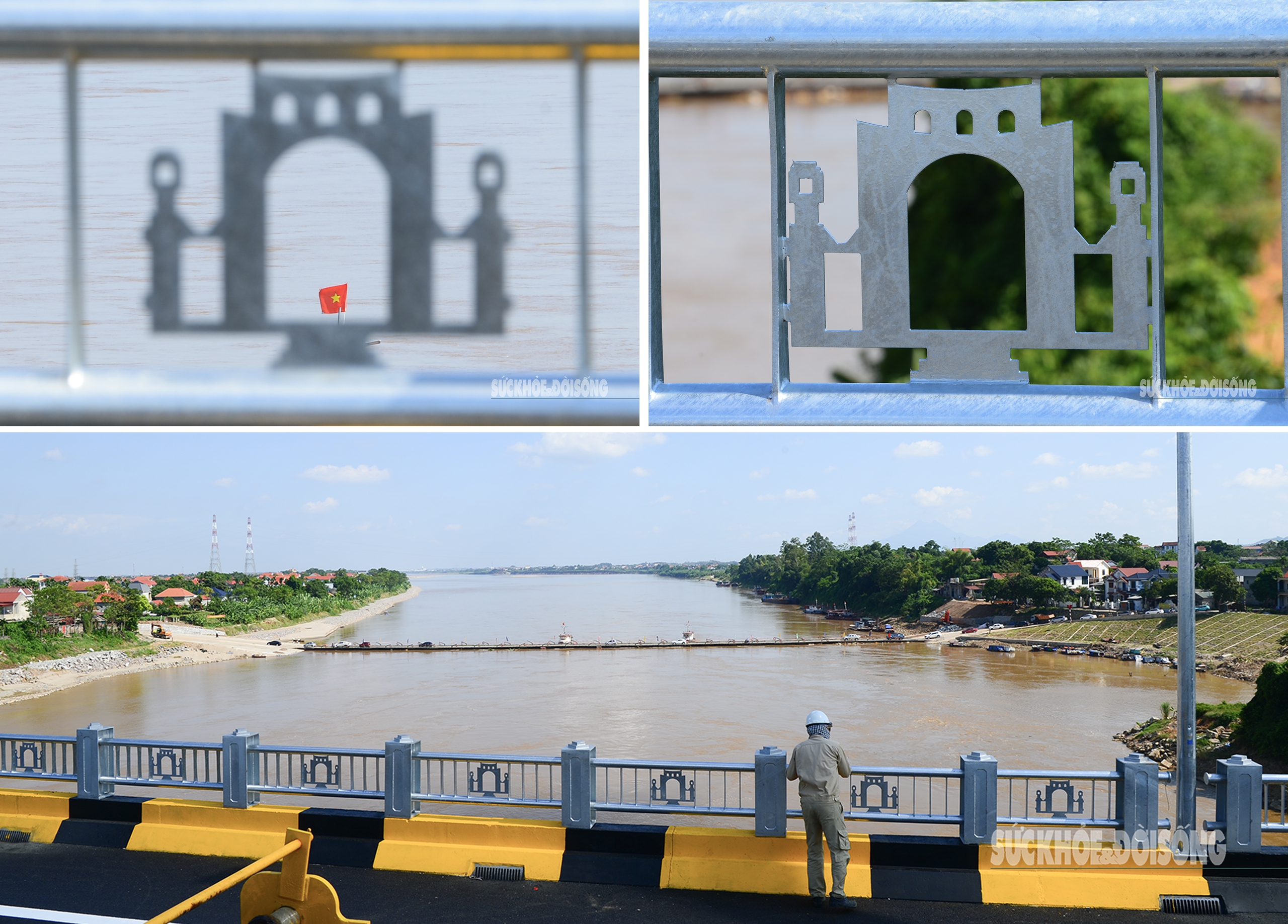 Cầu Phong Châu mới nối đôi bờ sông Hồng trước ngày khánh thành- Ảnh 10.