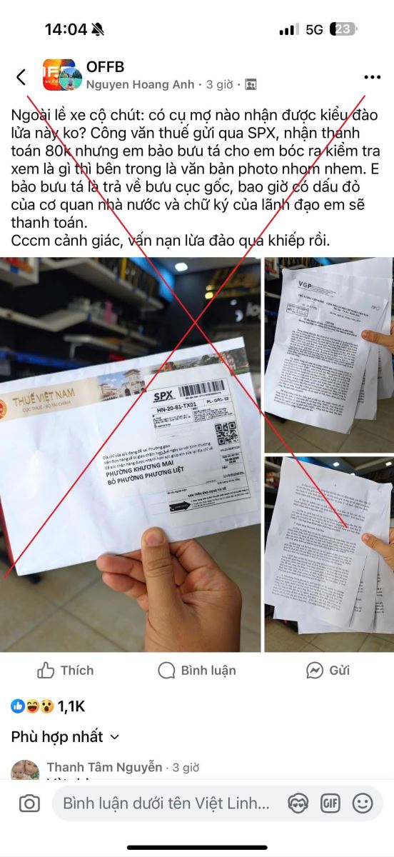 Cục Thuế lên tiếng việc giả mạo, lừa người dân nhận công văn trả tiền- Ảnh 1.