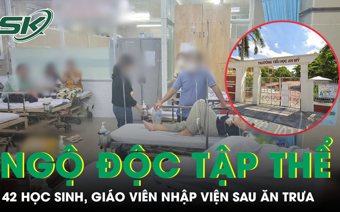 42 học sinh, giáo viên ngộ độc sau bữa trưa do thực phẩm nhiễm khuẩn Salmonella, E.coli