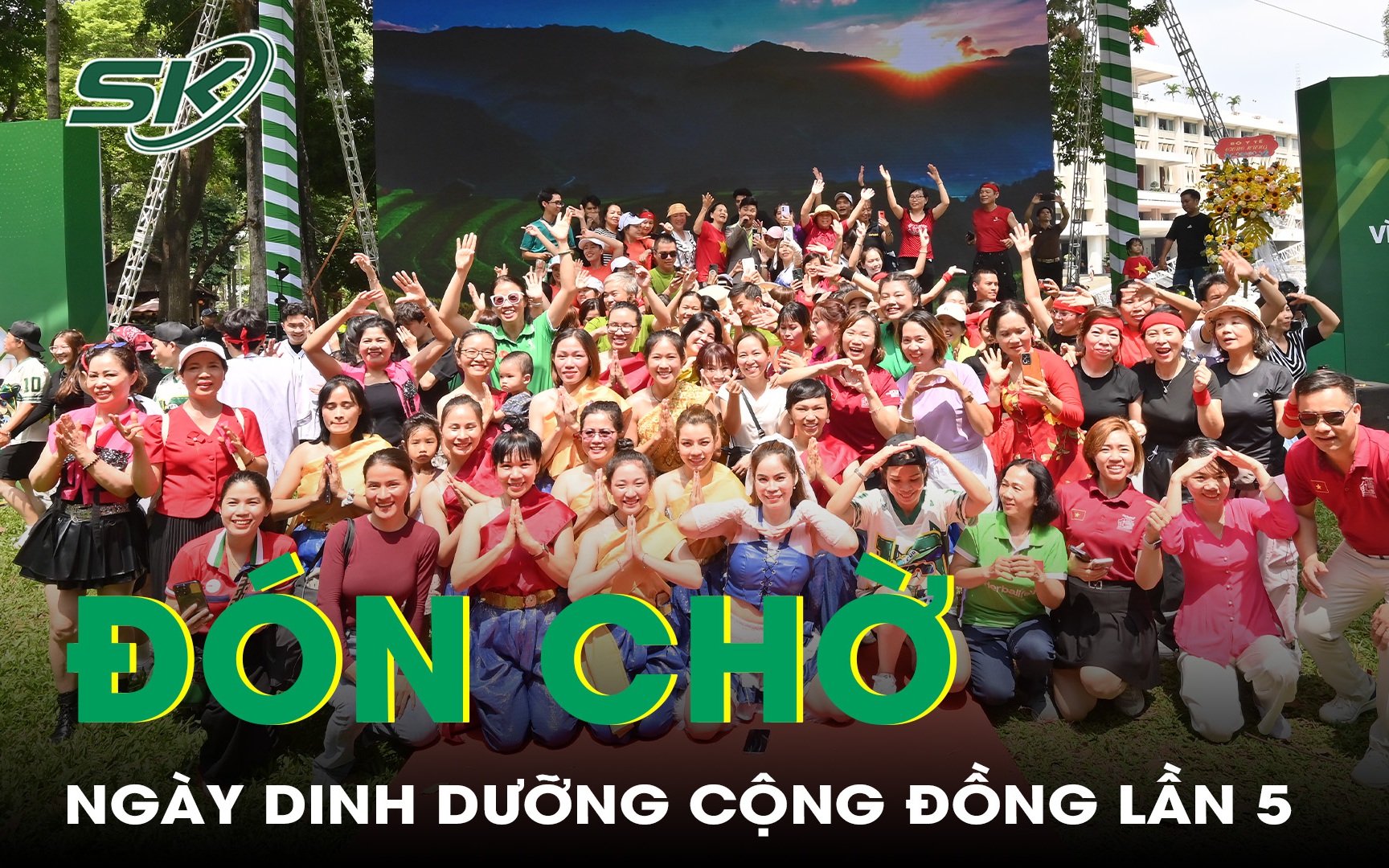Hàng ngàn người chờ đón "Ngày Dinh dưỡng cộng đồng Việt Nam" Lần 5