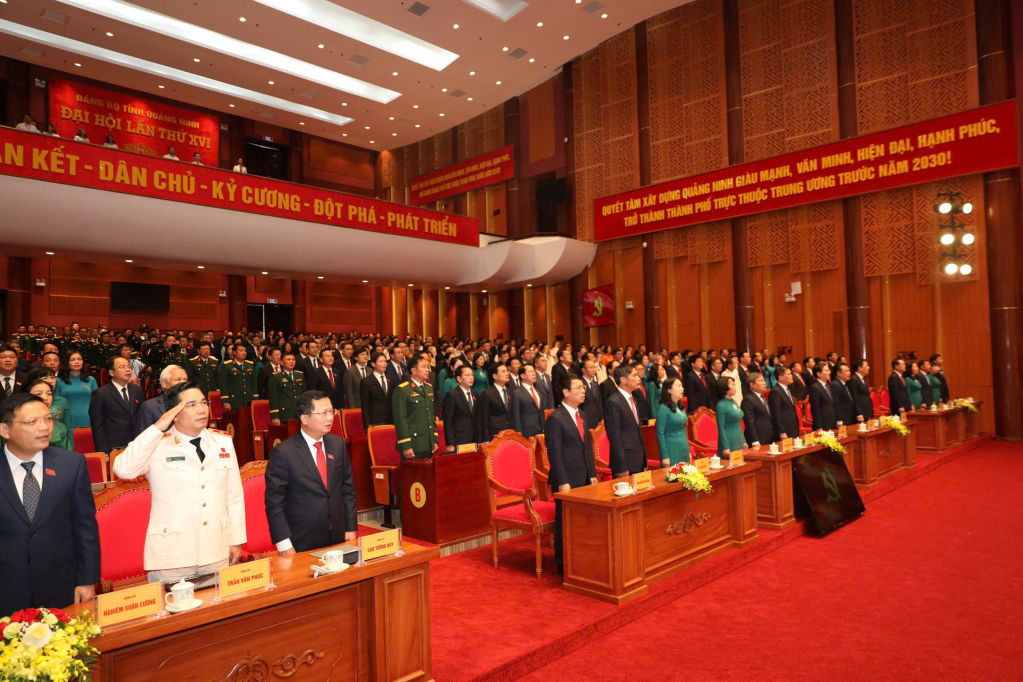 Đại hội đại biểu Đảng bộ tỉnh Quảng Ninh lần thứ XVI, nhiệm kỳ 2025 - 2030 tiến hành phiên trù bị- Ảnh 1.