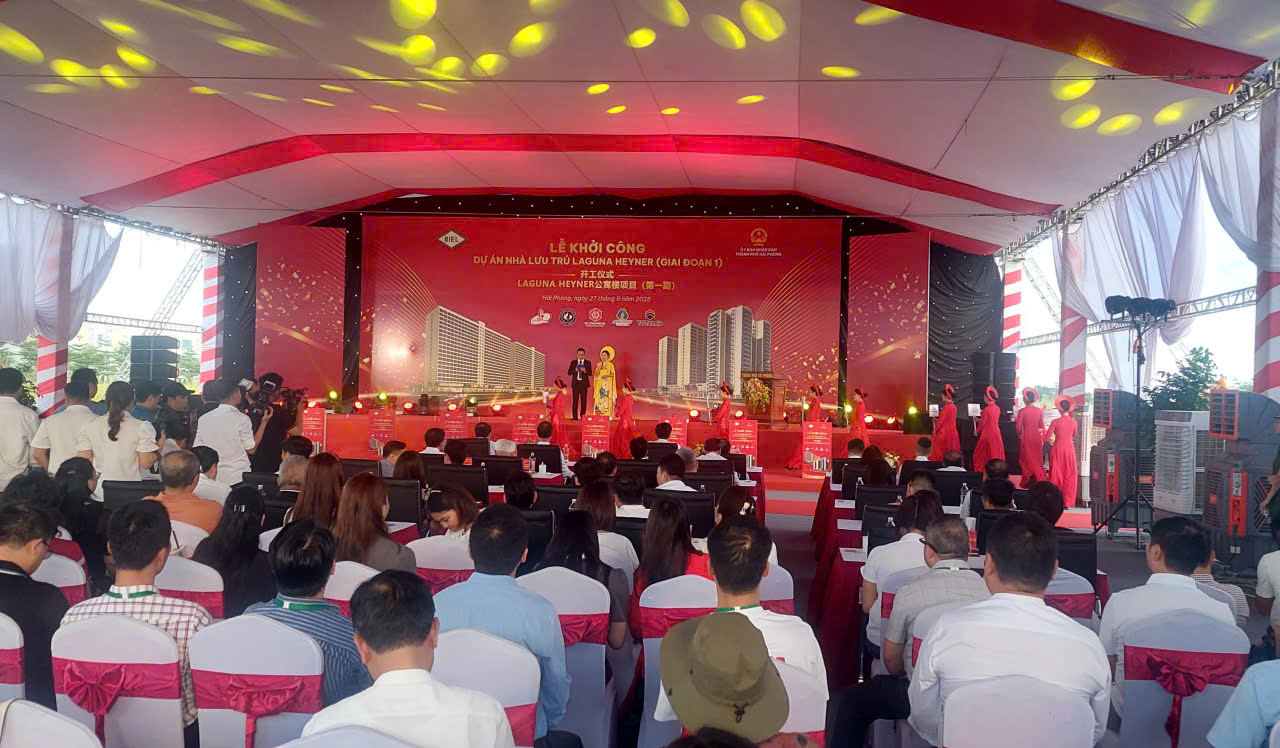 Hải Phòng khởi công dự án nhà ở lưu trú cho hơn vạn công nhân- Ảnh 1.