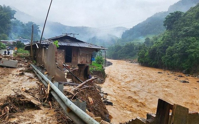 342 xã, phường nguy cơ cao lũ quét, sạt lở đất do mưa lớn sau bão