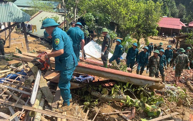 Thanh Hóa nỗ lực khắc phục thiệt hại do mưa lũ tại xã Yên Nhân