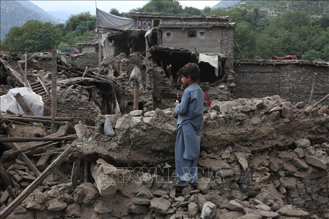 Động đất tại Afghanistan: Số người thiệt mạng tăng mạnh lên hơn 2.200 người- Ảnh 1. Động đất tại Afghanistan: Số người thiệt mạng tăng mạnh lên hơn 2.200 người- Ảnh 1.