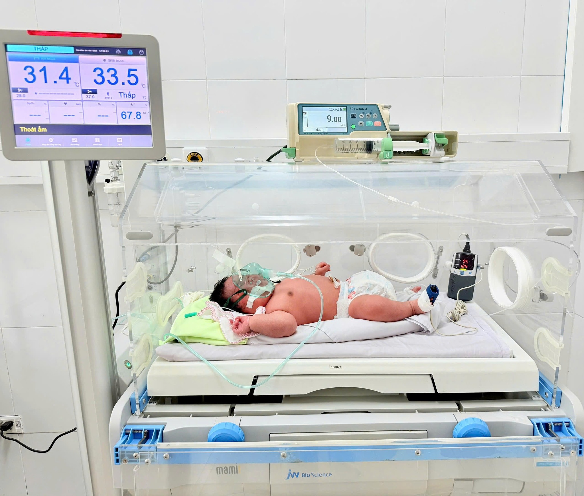 Bé trai sơ sinh nặng 6,2kg chào đời tại Quảng Ninh- Ảnh 1. Bé trai sơ sinh nặng 6,2kg chào đời tại Quảng Ninh- Ảnh 1.