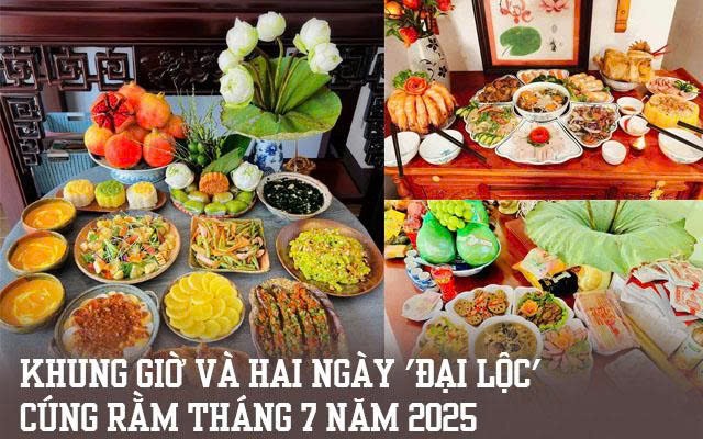 Khung giờ và hai ngày "đại lộc" cúng Rằm tháng 7 âm lịch 2025