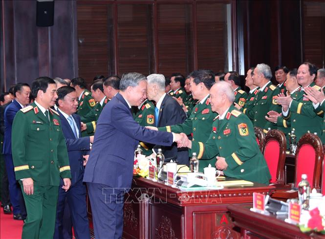 Tổng Bí thư dự Kỷ niệm 80 năm Ngày truyền thống Bộ Tổng Tham mưu QĐND Việt Nam- Ảnh 2. Tổng Bí thư dự Kỷ niệm 80 năm Ngày truyền thống Bộ Tổng Tham mưu QĐND Việt Nam- Ảnh 2.