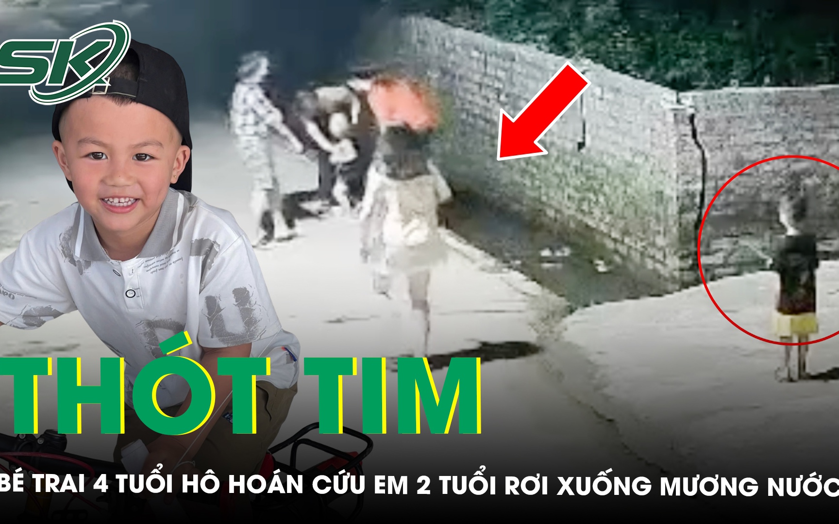 Thót tim khoảnh khắc cứu bé trai bị cuốn trôi trong lũ- Ảnh 2.