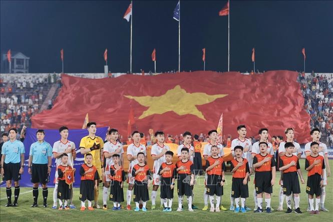 Thắng U23 Singapore, U23 Việt Nam rộng cửa vào VCK U23 châu Á 2026- Ảnh 1. Thắng U23 Singapore, U23 Việt Nam rộng cửa vào VCK U23 châu Á 2026- Ảnh 1.