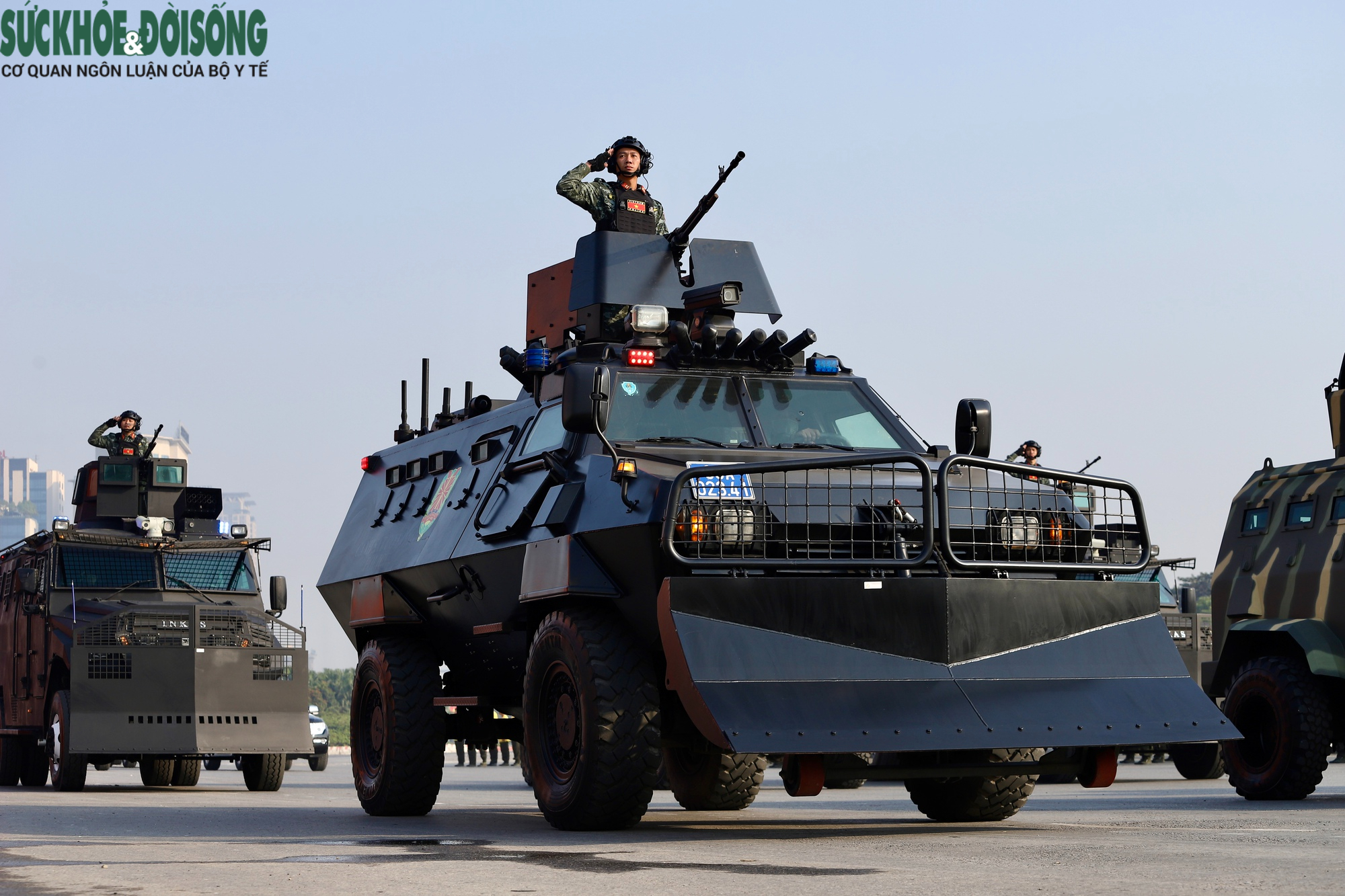 Những hình ảnh ấn tượng trong Lễ xuất quân, diễn tập bảo vệ Đại hội XIV- Ảnh 12.