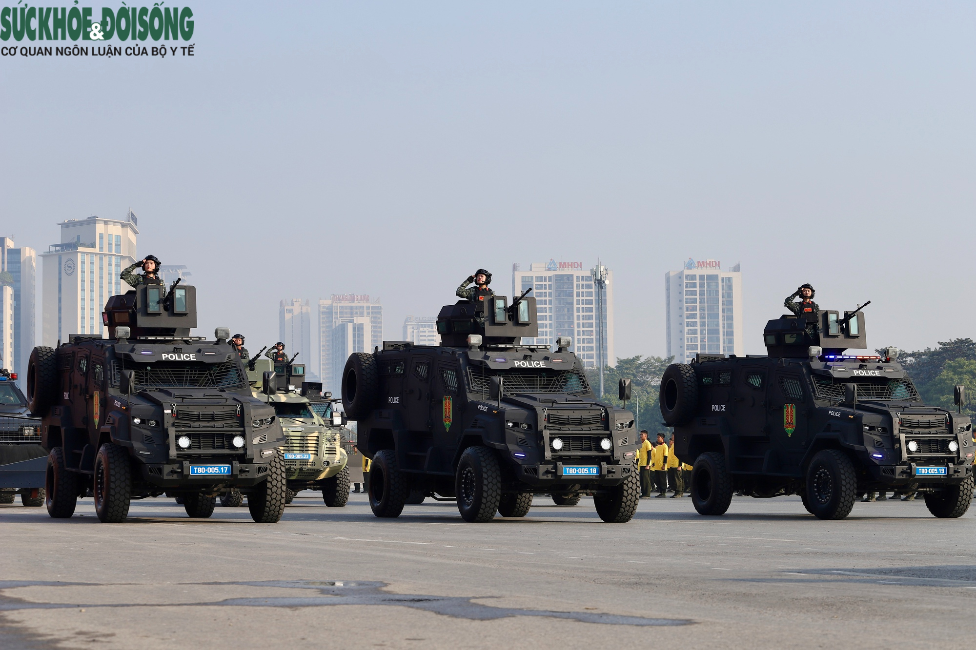 Những hình ảnh ấn tượng trong Lễ xuất quân, diễn tập bảo vệ Đại hội XIV- Ảnh 13.