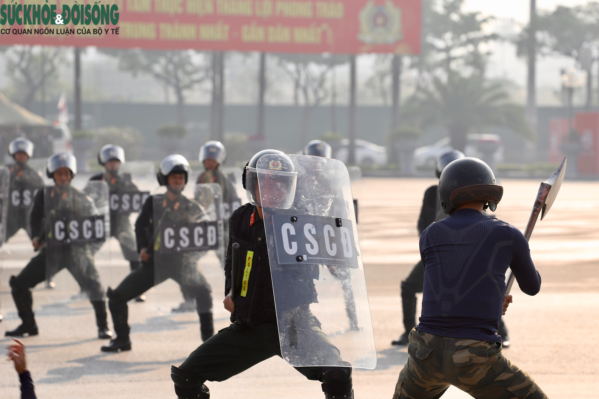 Những hình ảnh ấn tượng trong Lễ xuất quân, diễn tập bảo vệ Đại hội XIV- Ảnh 23.