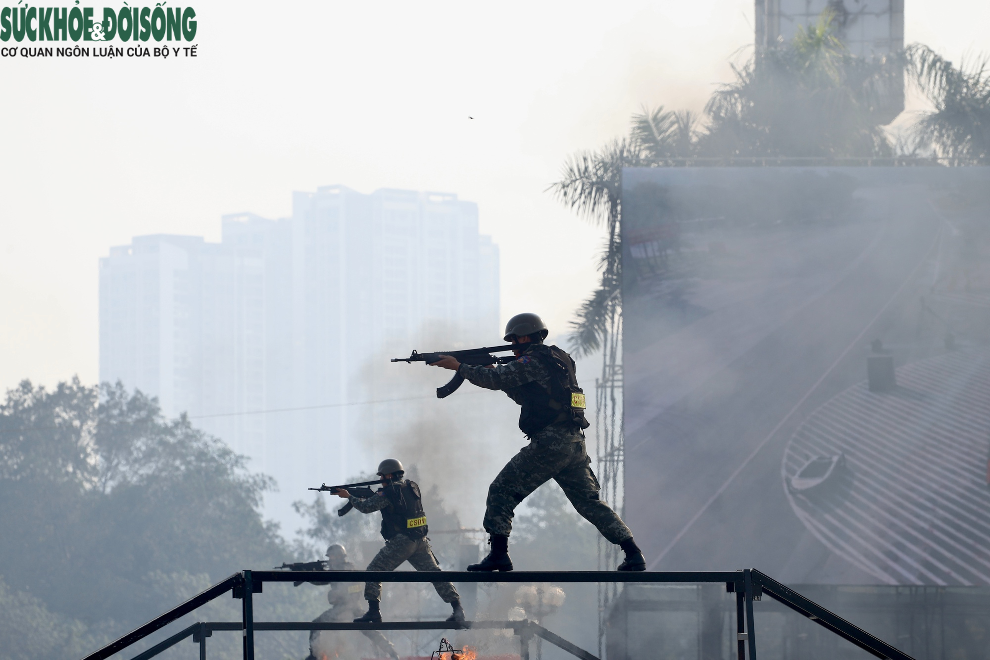 Những hình ảnh ấn tượng trong Lễ xuất quân, diễn tập bảo vệ Đại hội XIV- Ảnh 26.