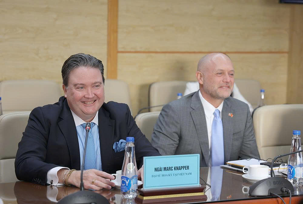 Bộ trưởng Đào Hồng Lan tiếp Đại sứ Hoa Kỳ tại Việt Nam- Ảnh 2.