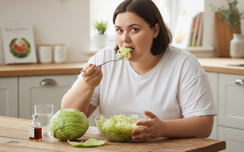 10 quy tắc 'vàng' giúp giảm cân an toàn, hiệu quả và bền vững- Ảnh 3. Cách ăn bắp cải giúp giảm cân