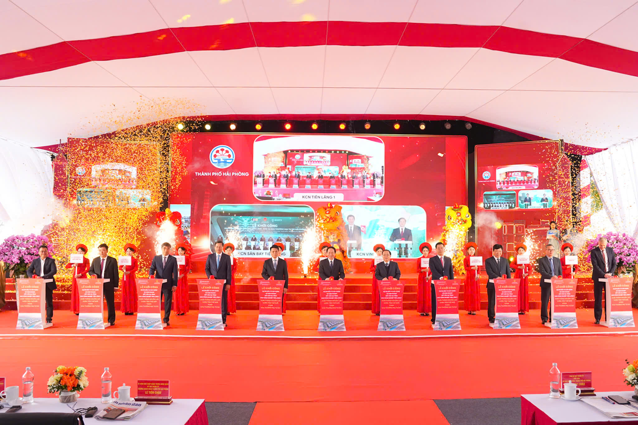 Hải Phòng khởi công 3 dự án chào mừng Đại hội đại biểu toàn quốc XIV của Đảng- Ảnh 1.