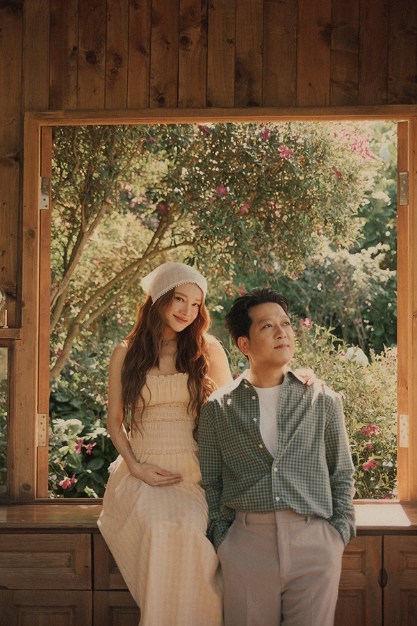 Cận cảnh nhan sắc 'không tì vết' của Nhã Phương ở tháng cuối thai kỳ lần 3- Ảnh 8.