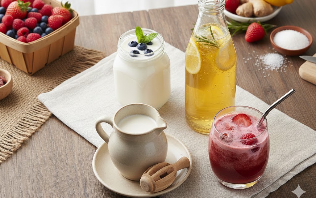 4 loại đồ uống nhiều lợi khuẩn, tốt cho hệ tiêu hóa hơn Kombucha