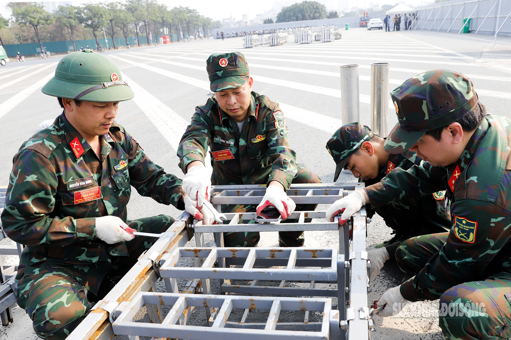 Mỹ Đình trước giờ "khai hỏa" màn pháo hoa lớn nhất từ trước đến nay- Ảnh 4.