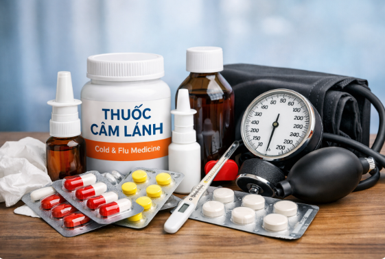 Người bệnh tăng huyết áp bị cảm lạnh dùng thuốc thế nào cho an toàn?- Ảnh 1.