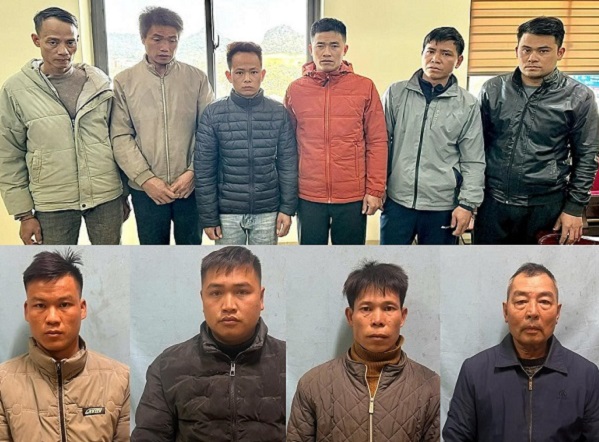 Bắt giữ 10 người chơi xóc đĩa tại bản Mé, Mường Chanh- Ảnh 1.