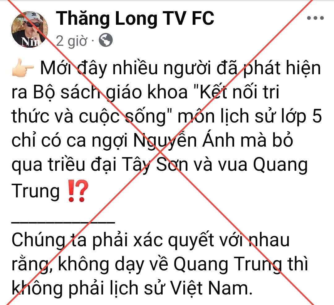 Bộ GD&ĐT phản hồi thông tin thất thiệt, xuyên tạc về sách giáo khoa môn Lịch sử - Địa lí- Ảnh 1.