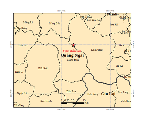 Động đất 3.5 độ ở Quảng Ngãi- Ảnh 1.