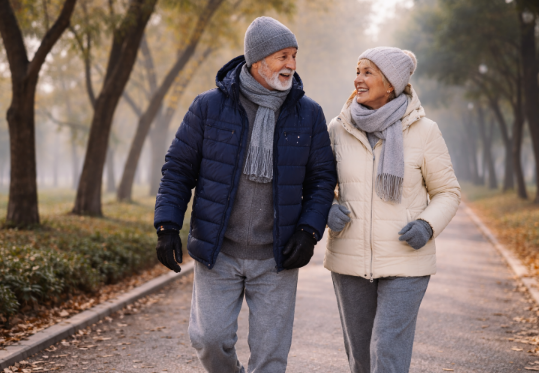 Tăng nguy cơ đau tim, đột quỵ nếu người cao tuổi đi bộ quá sớm vào mùa đông- Ảnh 1.