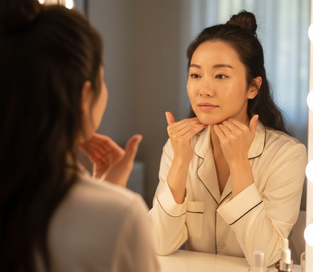 9 phút massage mỗi tối giúp xóa mờ nếp nhăn trên mặt- Ảnh 1.