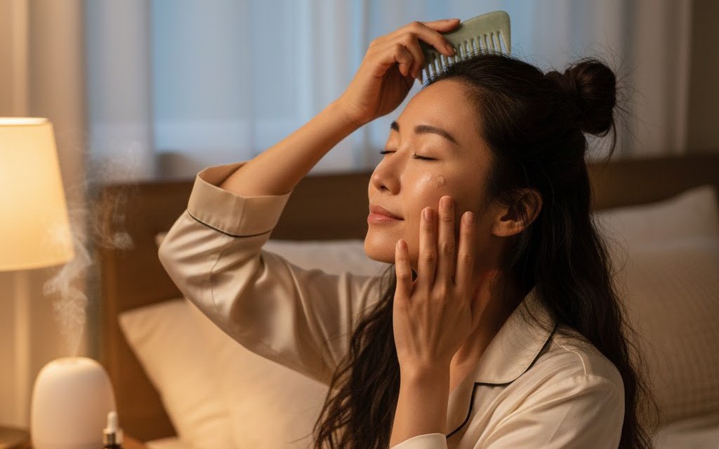 4 nguyên tắc không thể bỏ qua để làn da khỏe đẹp bền vững- Ảnh 2. Những thói quen đơn giản trước khi ngủ giúp làn da khỏe đẹp