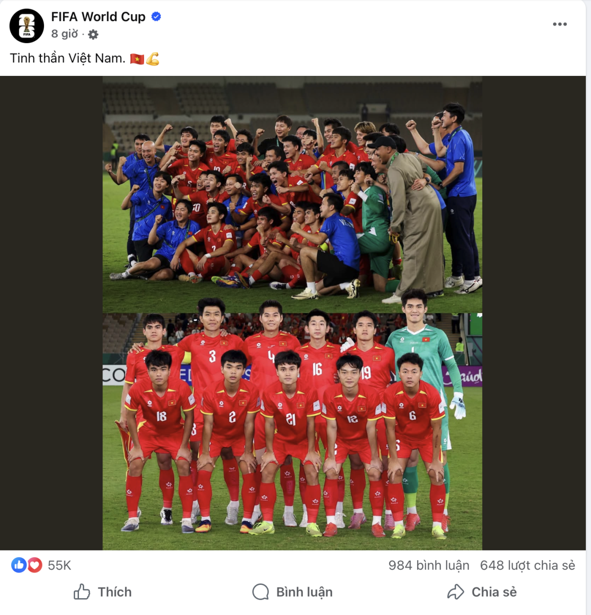 FIFA dùng bốn chữ nói về bản lĩnh U23 Việt Nam sau trận thắng U23 Hàn Quốc- Ảnh 1.