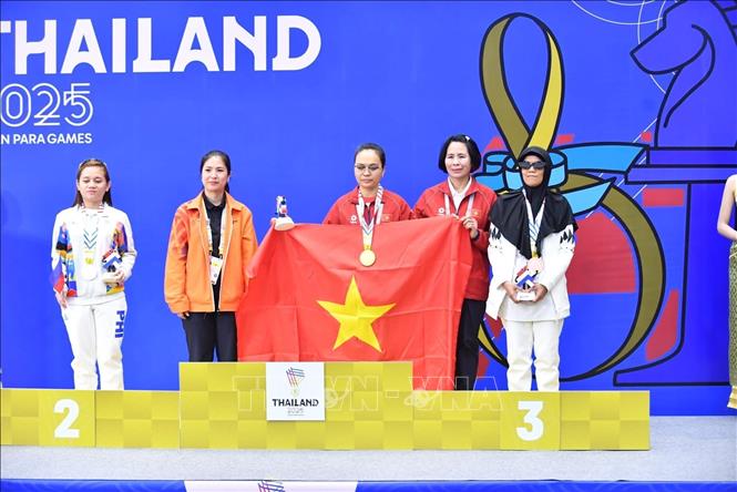ASEAN Para Games 13: Cờ vua đóng góp nhiều huy chương nhất vào thành tích chung- Ảnh 2. ASEAN Para Games 13: Cờ vua đóng góp nhiều huy chương nhất vào thành tích chung- Ảnh 2.