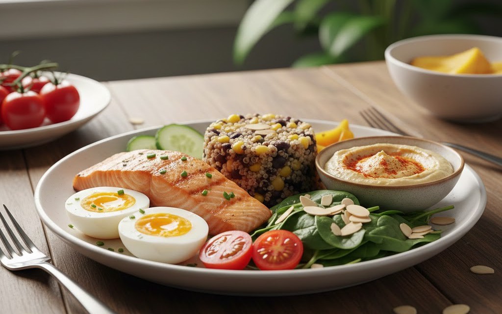 Mẹo phối hợp đạm động vật với thực vật: 6 thực đơn gợi ý giúp dáng đẹp, tóc đen