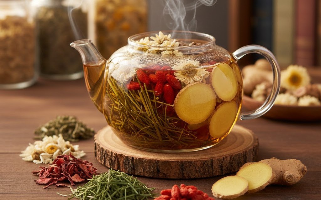 Một loại trà kết hợp 5 loại thảo mộc giúp mái tóc khỏe đẹp