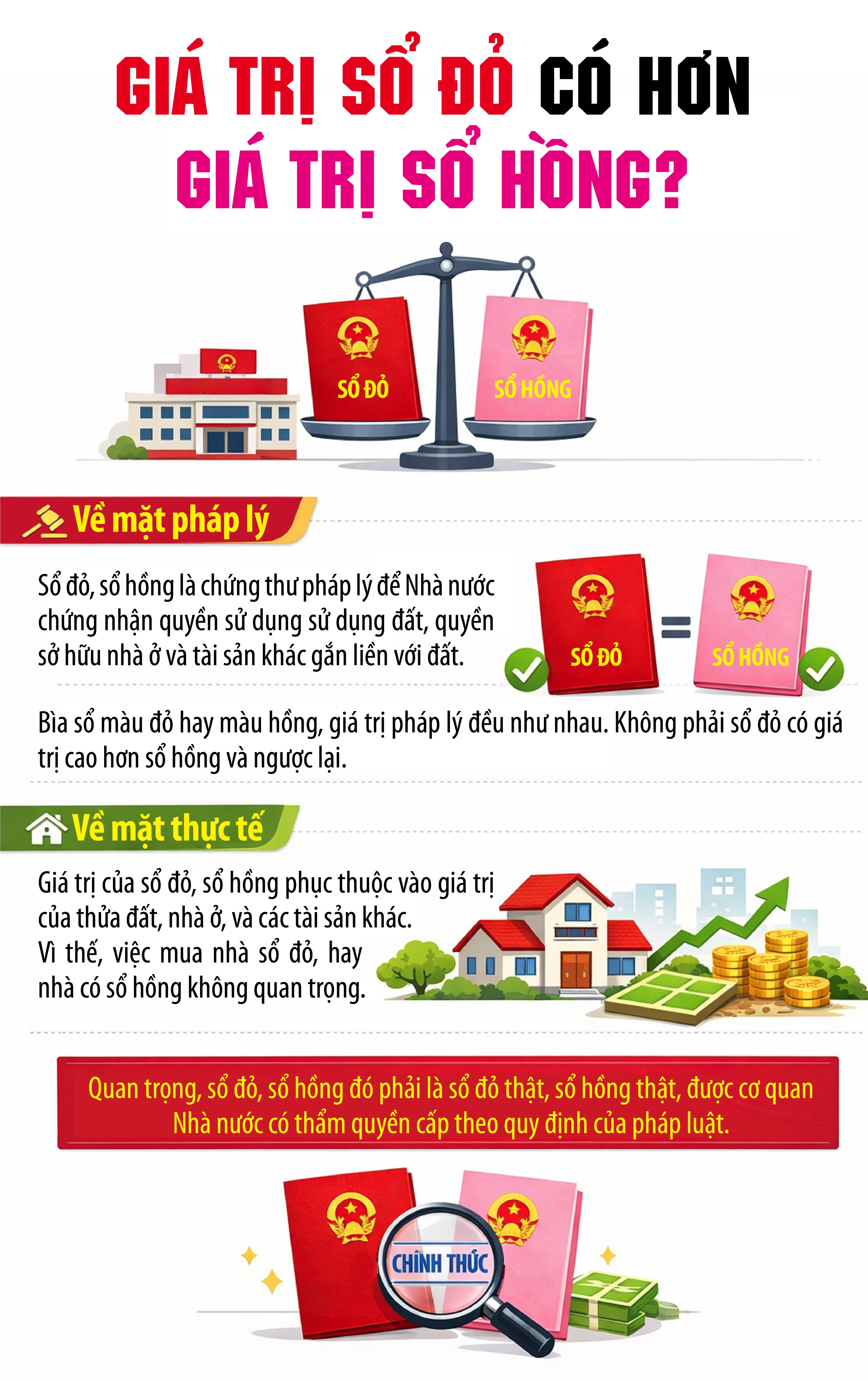 Điểm giống và khác nhau giữa sổ đỏ và sổ hồng- Ảnh 1.