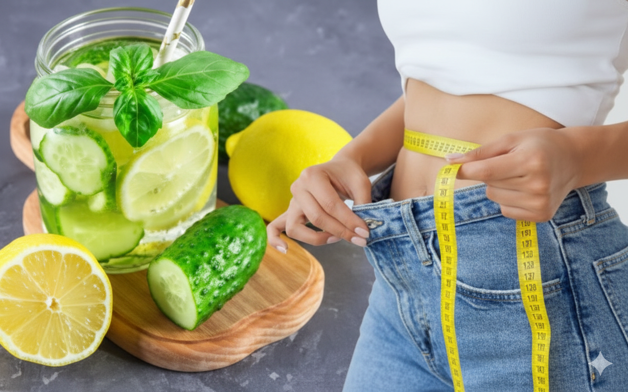 Công thức nước uống buổi sáng thải độc cơ thể và kiểm soát cân nặng- Ảnh 2.