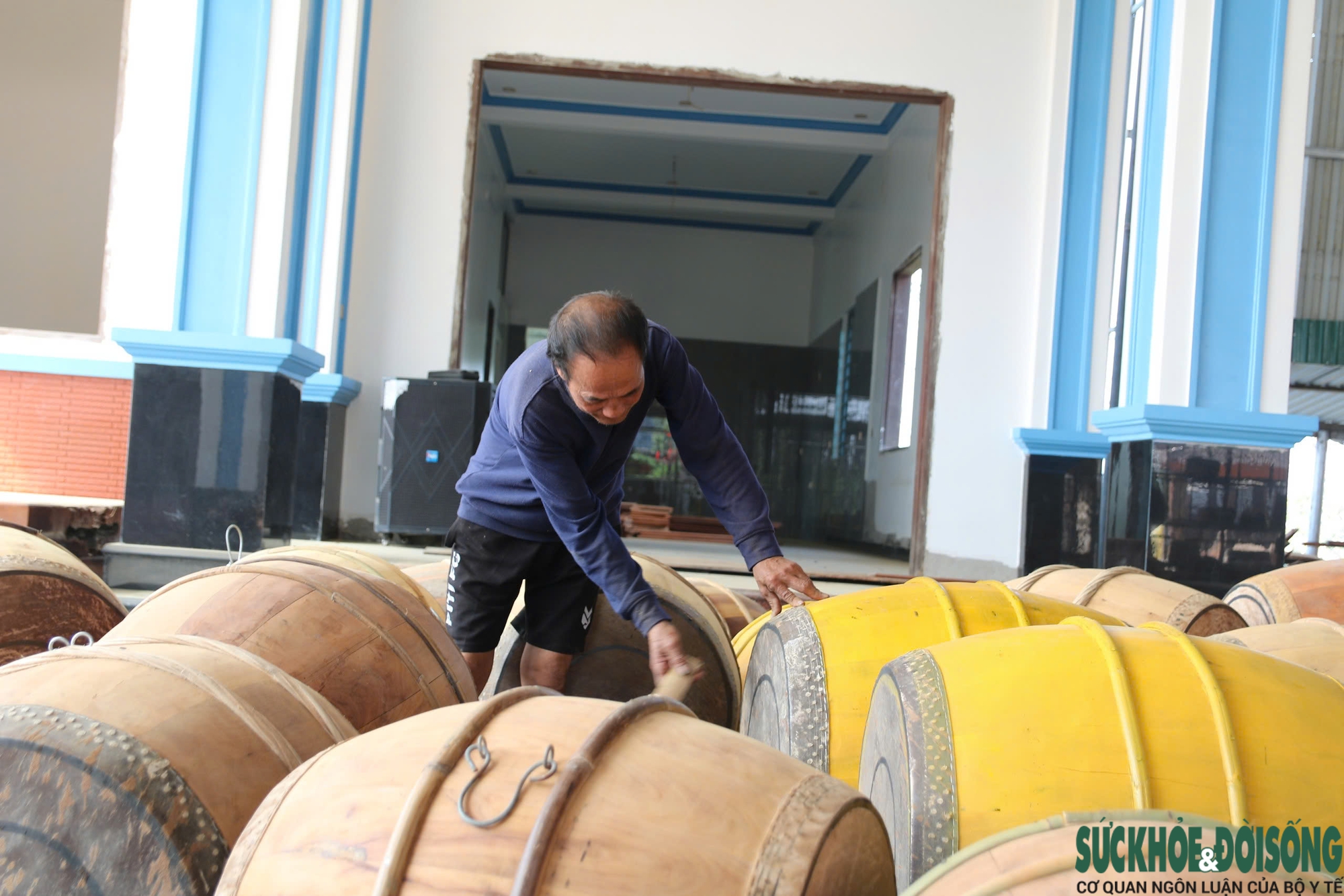 Làng nghề làm trống Đại Đồng hối hả vào mùa- Ảnh 14.