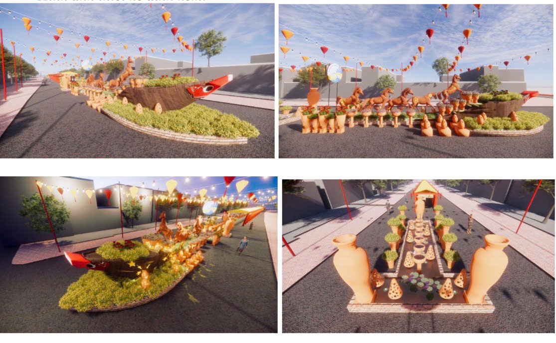 TP Hồ Chí Minh: Tái hiện không gian Tết sông nước với chợ hoa xuân 'Trên bến dưới thuyền'- Ảnh 1. TP Hồ Chí Minh: Tái hiện không gian Tết sông nước với chợ hoa xuân 'Trên bến dưới thuyền'- Ảnh 1.